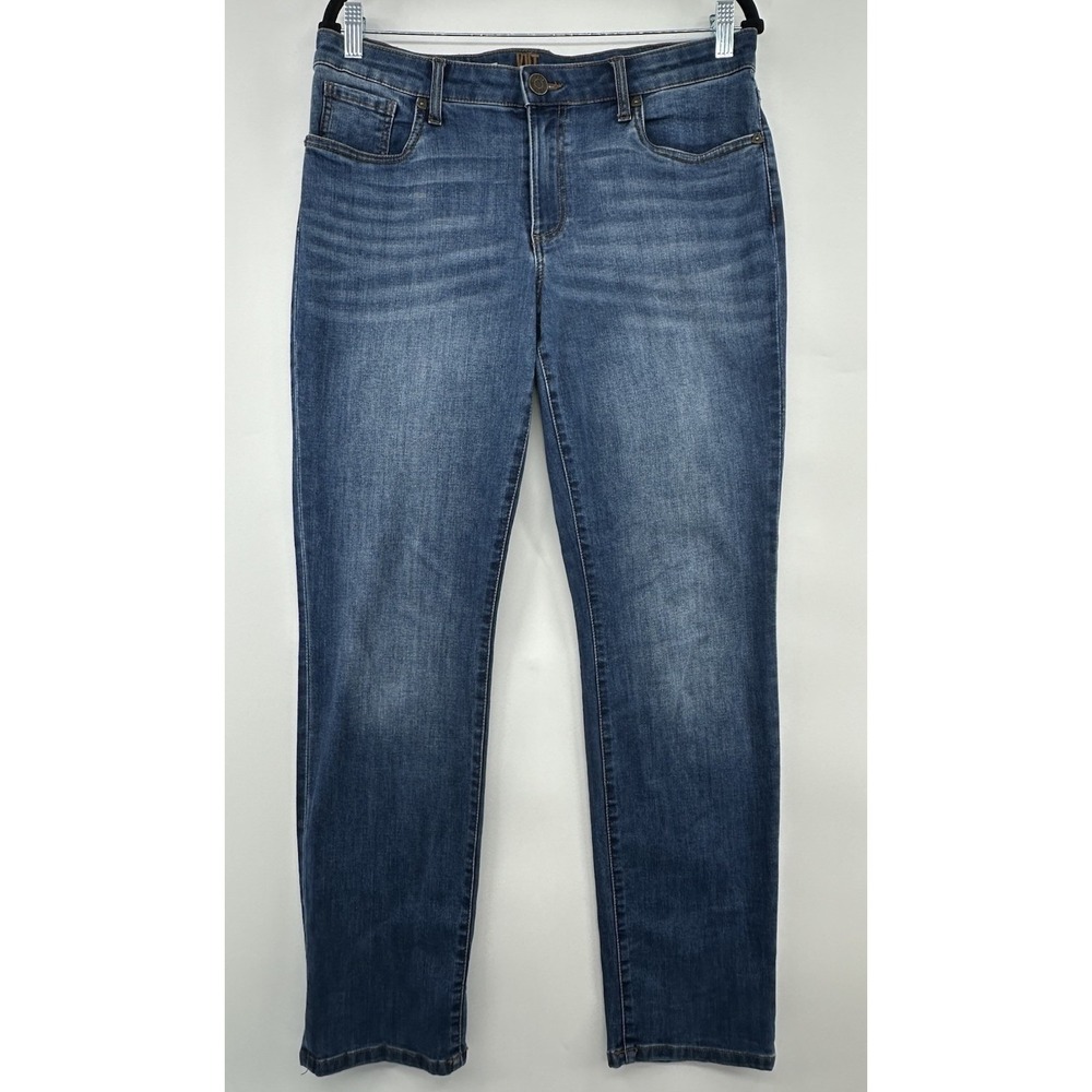 Kut From The Kloth Carrie Boyfriend Jeans Women's 10 Medium Wash Stretch Denim